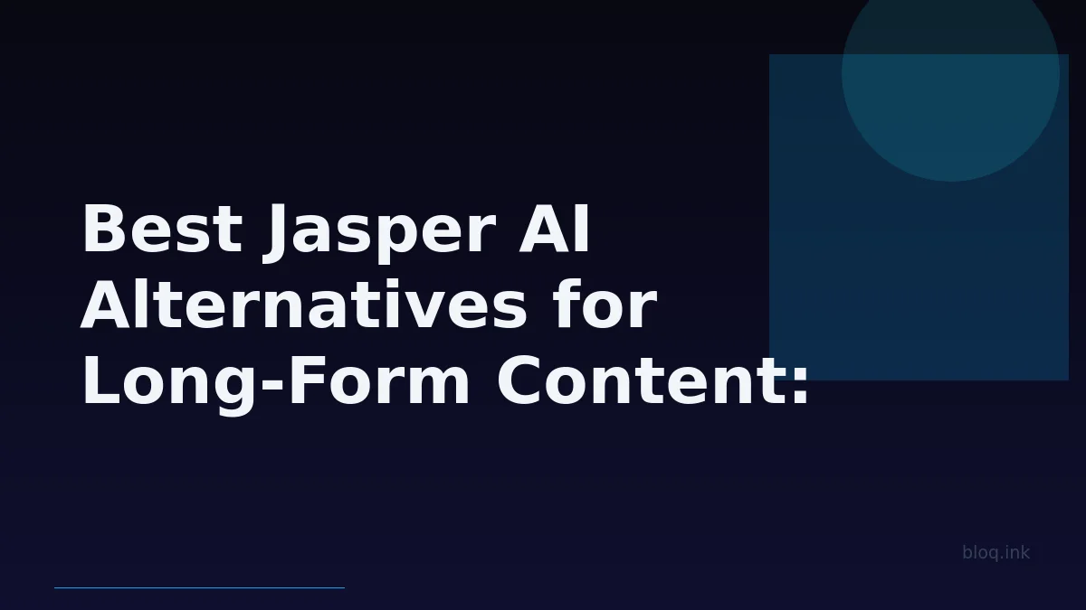 Best Jasper AI Alternatives for SaaS Teams in 2026 — and When You Need a Different Category